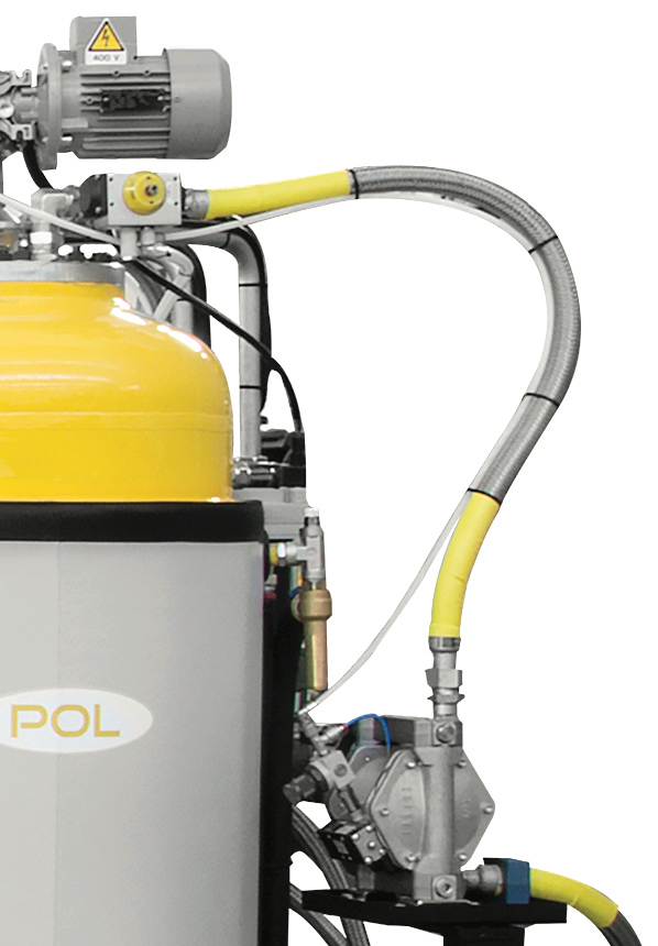 Section of Polyurethane Foamng Machine